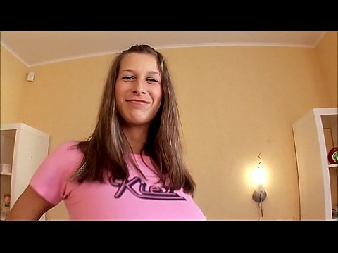 Tall Skinny Teen with Big Natural Boobs gets Pussy &amp; Titfucked. Young Smooth and Meaty Cunt screwed by a Big Cock, licked, fingered and eaten out.