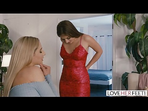 LoverHerFeet - Stunning Lesbians Giving Squirting Orgasms With Hot Foot Play