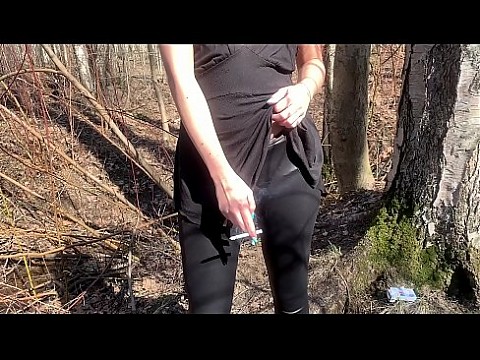 Smoking Fetish - Public smoking in the park. Katty West