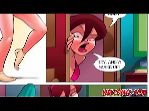 Spying behind the door - The Naughty Home Tittle 8