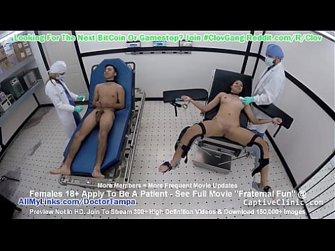 $CLOV Fraternal Step Twins Michelle &amp; Chris Anderson Made To Fuck By Twisted Doctor Tampa As Part Of Strange Medical Experiments 20 мин.