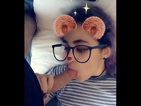 After party with my little sister snapchats to her bf