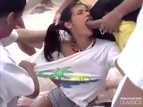 Double Anal and Gangbang with Ildico