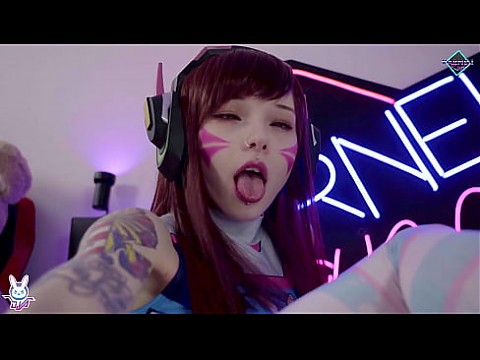 D.VA любит член в ее тугой заднице. Карнели Банди 5 мин.